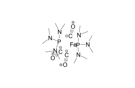 Iron, tricarbonylbis(hexamethylphosphorous triamide-P)-