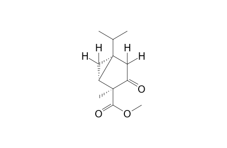 3-oxo-4 beta-thujonecarboxylic acid, methyl ester
