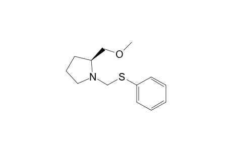 (2S)-2-(METHOXYMETHYL)-N-(PHENYLTHIOMETHYL)-PYRROLIDINE