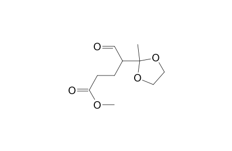 5-keto-4-(2-methyl-1,3-dioxolan-2-yl)valeric acid methyl ester