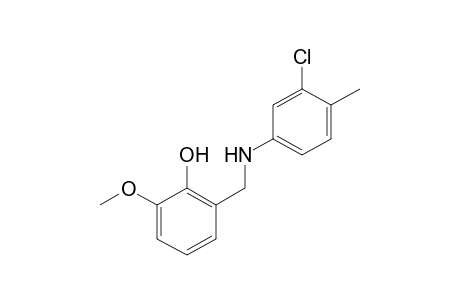 alpha-(3-CHLORO-p-TOLUIDINO)-6-METHOXY-o-CRESOL