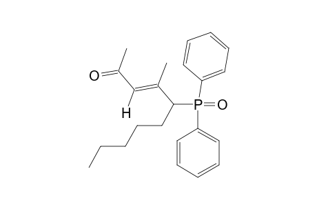 (E)-5-Diphenylphosphinoyl-4-methyl-dec-3-en-2-one