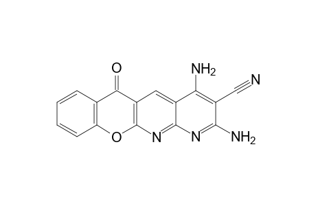2,4-Diamino-6-oxo-6H-chromeno[2,3-b]naphthyridine-3-carbonitrile