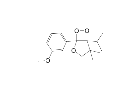 2a-(3-Methoxyphenyl)-5,5-dimethyl-5a-isopropyldioxetano[3,4-b]tetrahydrofuran