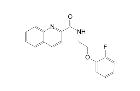 N-[2-(2-Fluorophenoxy)ethyl]-2-quinolinecarboxamide