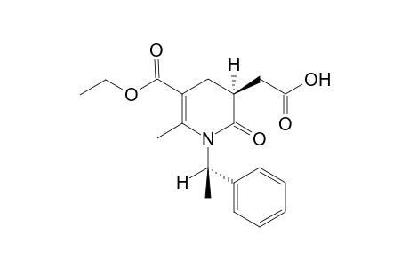 5-Carboxymethyl-2-methyl-6-oxo-1-(1-phenylethyl)-1,4,5,6-tetrahydropyridine-3-carboxylic acid ethyl ester