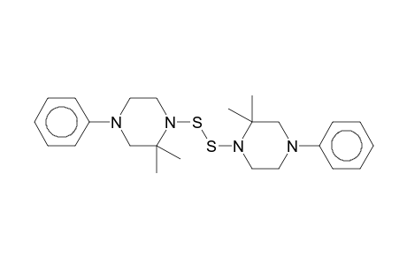 Bis-(4-phenyl-2,2-dimethylpiperazin-1-yl)-disulfide