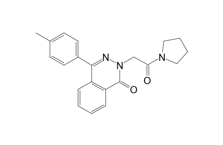 2H-Phthalazin-1-one, 2-(2-oxo-2-pyrrolidin-1-ylethyl)-4-(p-tolyl)-