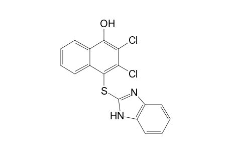 [( Benzimidazol-2'-yl)( 2,3-dichloro-4-hydroxynaphthalen-1-yl)]sulfide