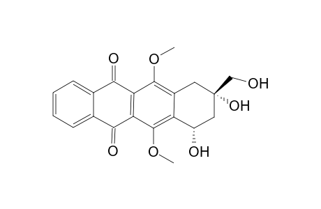 (7S,9S)-7,9-DIHYDROXY-9-HYDROXYMETHYL-6,11-DIMETHOXY-7,8,9,10-TETRAHYDRONAPHTHACENE-5,12-DIONE