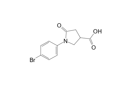 1-(p-bromophenyl)-5-oxo-3-pyrrolidinecarboxylic acid