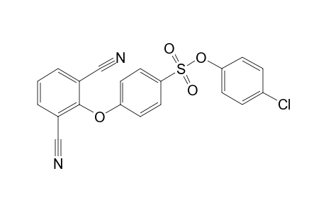 p-(2,6-dicyanophenoxy)benzenesulfonic acid, p-chlorophenyl ester