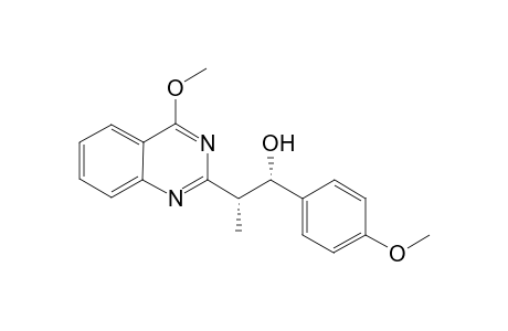 2-[(1R*,2S*)-2-hydroxy-2-(4-metoxyphenyl)-1-methylethyl]-4-(methoxy)quinazoline