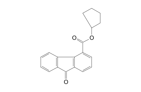 9-Oxofluorene-4-carboxylic acid, cyclopentyl ester