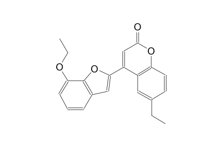 2H-1-benzopyran-2-one, 4-(7-ethoxy-2-benzofuranyl)-6-ethyl-