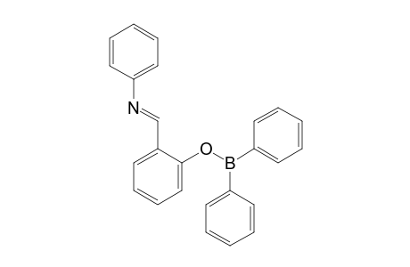 N-{o-[(Diphenylboryl)oxy]benzylidene}aniline