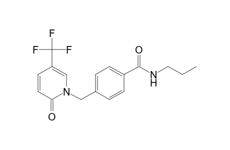 alpha-[2-OXO-5-(TRIFLUOROMETHYL)-1(2H)-PYRIDYL]-N-PROPYL-p-TOLUAMIDE