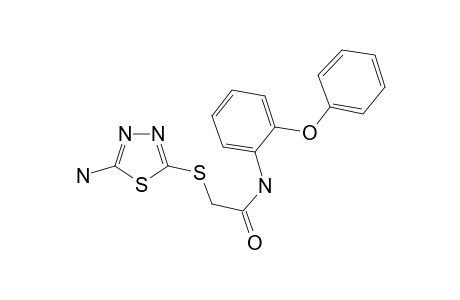 2-(5-Amino-[1,3,4]thiadiazol-2-ylsulfanyl)-N-(2-phenoxy-phenyl)-acetamide