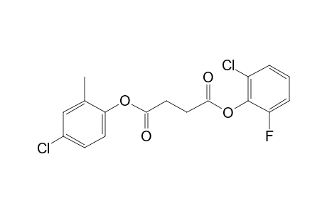 Succinic acid, 2-chloro-6-fluorophenyl 4-chloro-2-methylphenyl ester