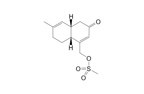 (4aR,8aS)-4a,5,6,8a-Tetrahydro-7-methyl-4-{[(methylsulfonyl)oxy]methyl}naphthalen-2(1H)-one