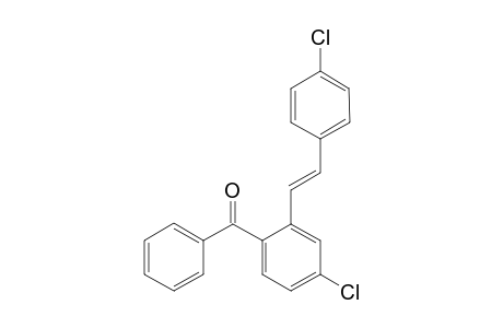 (E)-(4-Chloro-2-(4-chlorostyryl)phenyl(phenyl)methanone