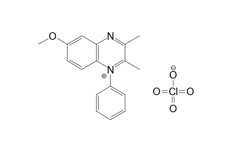 2,3-dimethyl-6-methoxy-1-phenylquinoxalinium perchlorate