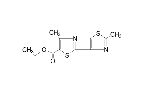 4-methyl-2-(2-methyl-4-thiazolyl)-5-thiazolecarboxylic acid, ethyl ester