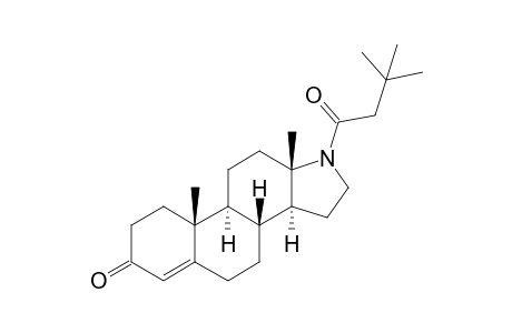 (8R,9S,10R,13S,14S)-17-(3,3-Dimethyl-butyryl)-10,13-dimethyl-1,2,6,7,8,9,10,11,12,13,14,15,16,17-tetradecahydro-17-aza-cyclopenta[a]phenanthren-3-one