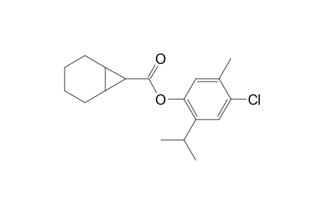 4-Chloro-2-isopropyl-5-methylphenyl bicyclo[4.1.0]heptane-7-carboxylate