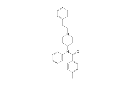 4-Methyl-N-(1-(2-phenylethyl)piperidin-4-yl)-N-phenylbenzamide