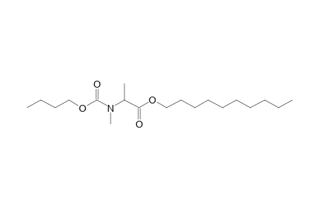 Alanine, N-methyl-N-butoxycarbonyl-, decyl ester