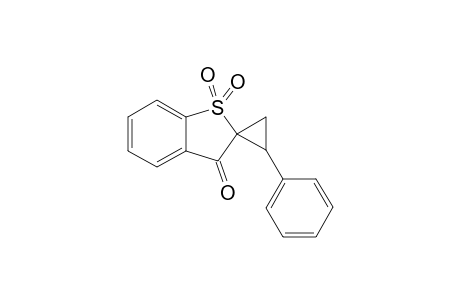 Spiro[3-Oxobenzo[b]thiophene-2,1'-2'-phenylcyclopropane] 1,1-dioxide