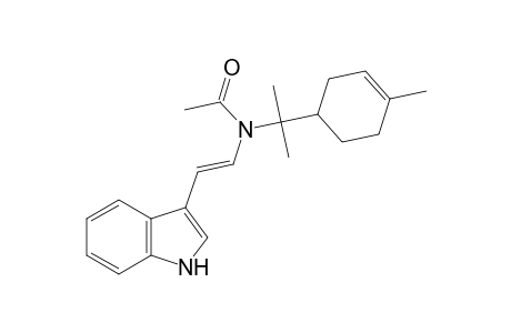 1H-Indole, 3-[2-(N-acetyl-N-2-(4-methylcyclohex-3-en-1-yl)isopropylamino)vinyl-
