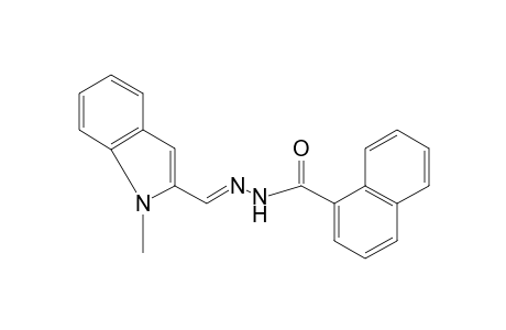 1-NAPHTHOIC ACID, [(1-METHYLINDOL-2-YL)METHYLENE]HYDRAZIDE