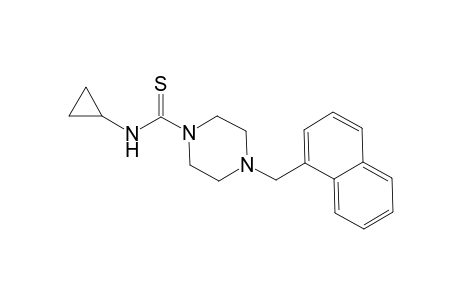 1-piperazinecarbothioamide, N-cyclopropyl-4-(1-naphthalenylmethyl)-