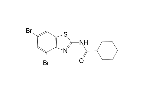 N-(4,6-dibromo-1,3-benzothiazol-2-yl)cyclohexanecarboxamide