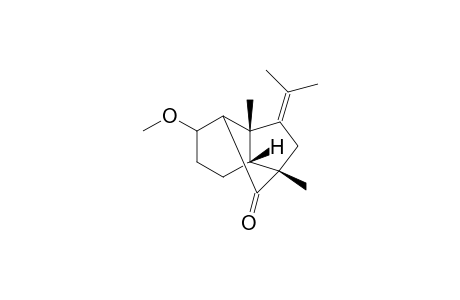 (1R,2R,8S)-10-Isopropylidene-1,8-dimethyl-5-methoxytricyclo [4.4.0.0(2,8)] decan-7-one