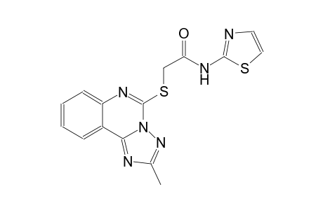 acetamide, 2-[(2-methyl[1,2,4]triazolo[1,5-c]quinazolin-5-yl)thio]-N-(2-thiazolyl)-
