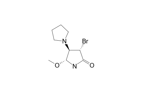 (3S,4R,5R)-3-bromo-5-methoxy-4-pyrrolidin-1-yl-2-pyrrolidone