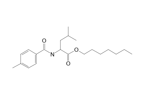 L-Leucine, N-(4-methylbenzoyl)-, heptyl ester