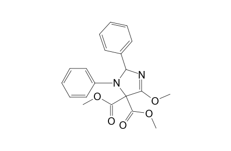 4H-Imidazole-4,4-dicarboxylic acid, 2,3-dihydro-5-methoxy-2,3-diphenyl-, dimethyl ester