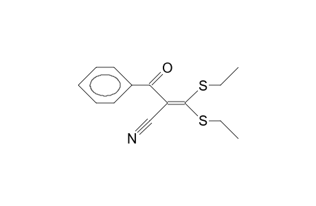 2-Cyano-3,3-bis(ethylthio)-1-phenyl-prop-2-en-1-one