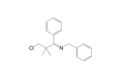 Benzylamine, N-(3-chloro-2,2-dimethyl-1-phenylpropylidene)-