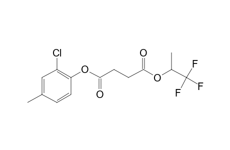 Succinic acid, 1,1,1-trifluoroprop-2-yl 2-chloro-4-methylphenyl ester