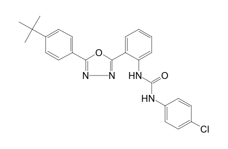 2-[5-(p-tert-butylphenyl)-1,3,4-oxadiazol-2-yl]-4'-chlorocarbanilide
