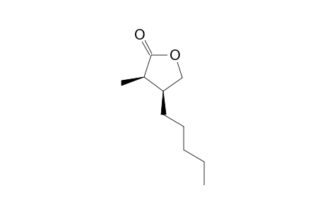 syn-3-methyl-4-pentyl-tetrahydrofuran-2-one