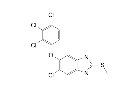 5-CHLORO-6-(2,3,4-TRICHLOROPHENOXY)-2-METHYLSULFANYL-1-H-BENZOIMIDAZOLE;IMPURITY-1