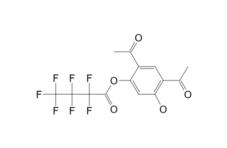 1,1'-(4-Hydroxy-6-heptafluorobutyryloxy-1,3-phenylene)bisethanone