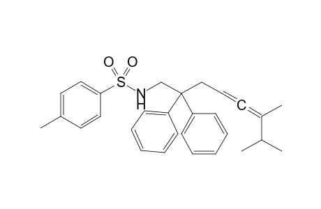 N-(6,7-dimethyl-2,2-diphenylocta-4,5-dienyl)-4-methylbenzenesulfonamide