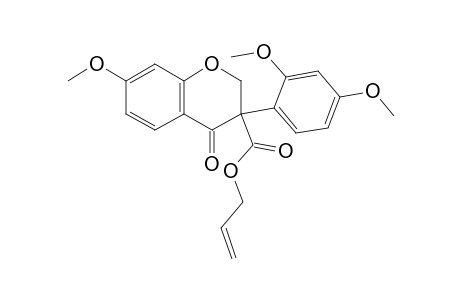 3-Allyloxycarbonyl-3-(2,4-dimethoxyphenyl)-7-methoxychroman-4-one